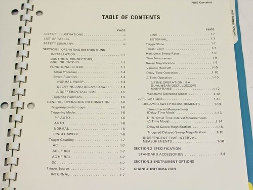 Tektronix 7B85 Instruction manual - Picture 4 of 6