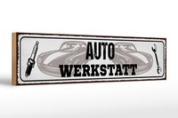 Holzschild Spruch 46X10 Cm Auto Werkstatt Werkzeug Deko Schild Wooden Sign
