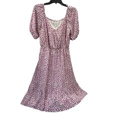 Sienna Sky Women floral pink dress size S