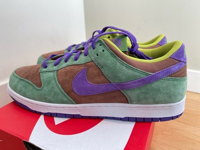 green brown purple dunks