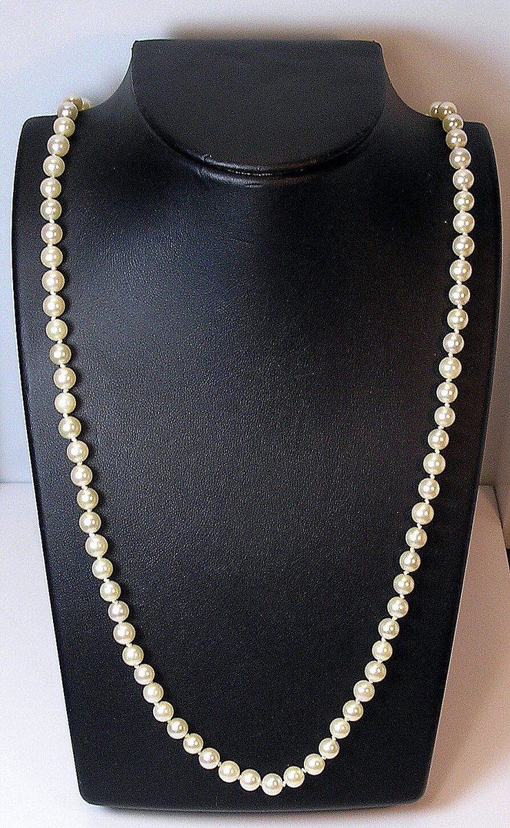 28 in Strand Akoya Cultured Pearls 6-6.5 mm 14KY Plus Shortener