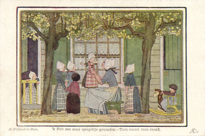 PC POSTCARD WILLEBEEK LE MAIR ARTIST SIGNED, TURN ROUND, VINTAGE POSTCARD (b2959)