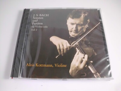 J.S. Bach-Sonaten und Partiten für Violine solo Teil 2/Alois Kottmann - CD OVP