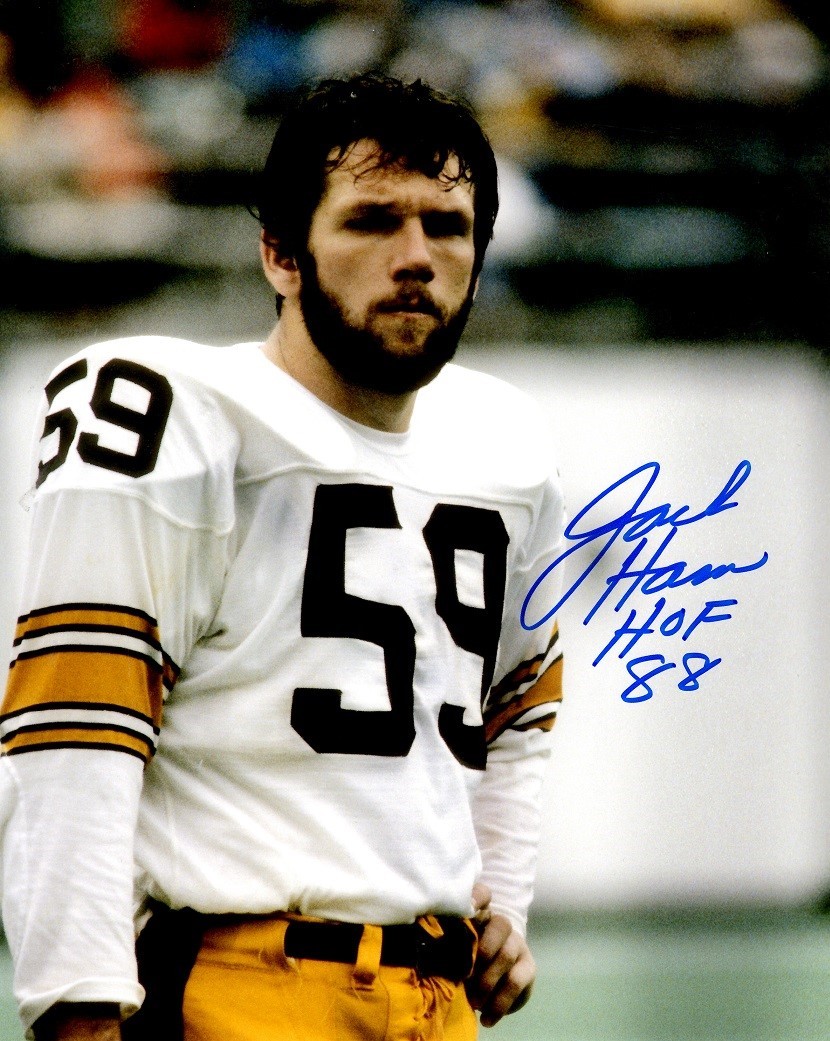 Jack Ham Autographed Signed Pittsburgh Steelers 8x10 photo wCOA 