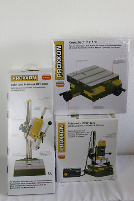 Proxxon Set 20000 Bohr- und Fräsbank BFB 2000+20150+20165