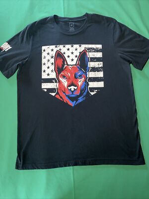 Redcon1 Wolf Workout Fitness Bodybuilding T Shirt Mens Size XL American  Flag EUC