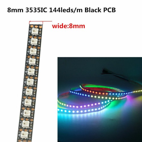 Narrow DC 5V WS2812B Led Strip Individually Addressable WS2812 Led pixel Light - Picture 18 of 18