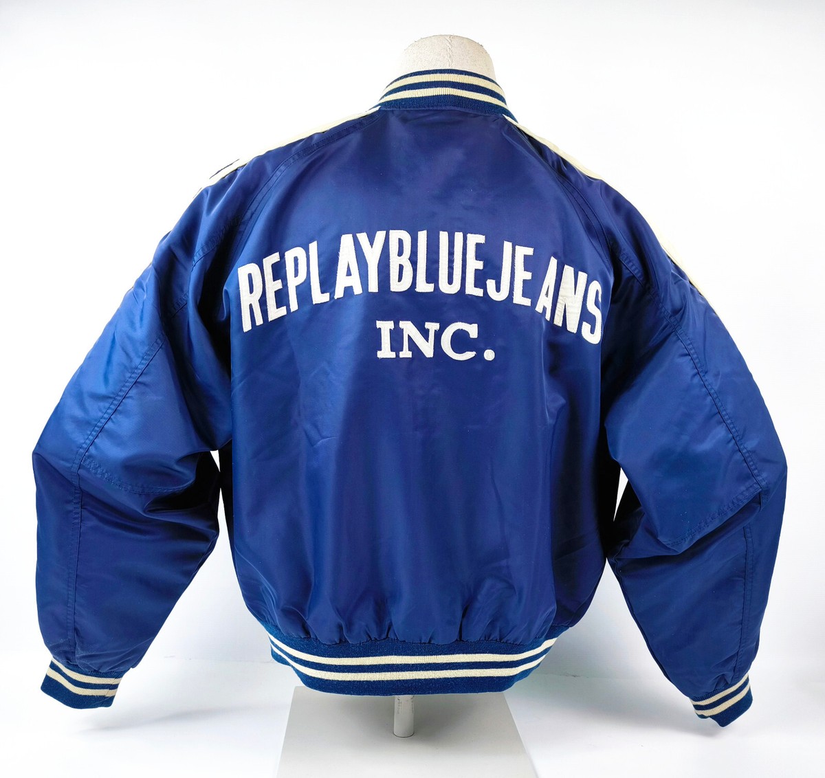 Motorrad Jeansjacke Replay Herren Jeansjacke Replay Jacke 23 Blue