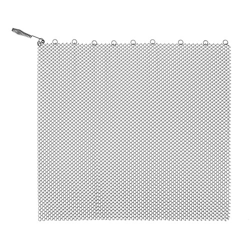 24" × 22" Schwarz Matt Kamin Netz Bildschirm Vorhänge - 2er Pack - Bild 3 von 9