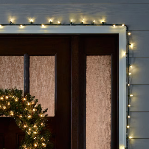 GE StayBright 300-Count 74.5-ft Warm White LED Miniature Christmas String Lights - Picture 6 of 6