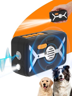 Ultraschall Hundevertreiber Anti-Bell Gerät Abschreckung Trainer Wiederaufladbar