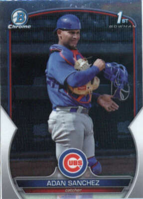 2023 Bowman Chrome Prospects #BCP-219 Adan Sanchez Chicago Cubs