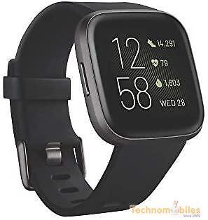 Fitbit Versa 2 Health & Fitness Smartwatch Black