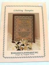WEDDING SAMPLER Cross Stitch Pattern Religious Prayer Bible Verse Alphabet 1985