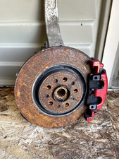 MASERATI LEVANTE 2019 FRONT O/S RH WHEEL SUSPENSION LEG + CALLIPERS 06700320520