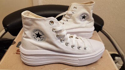 Converse Ctas Move Hi Damen Sneaker In Weiß (Ex Shop Display) Gr. UK 4