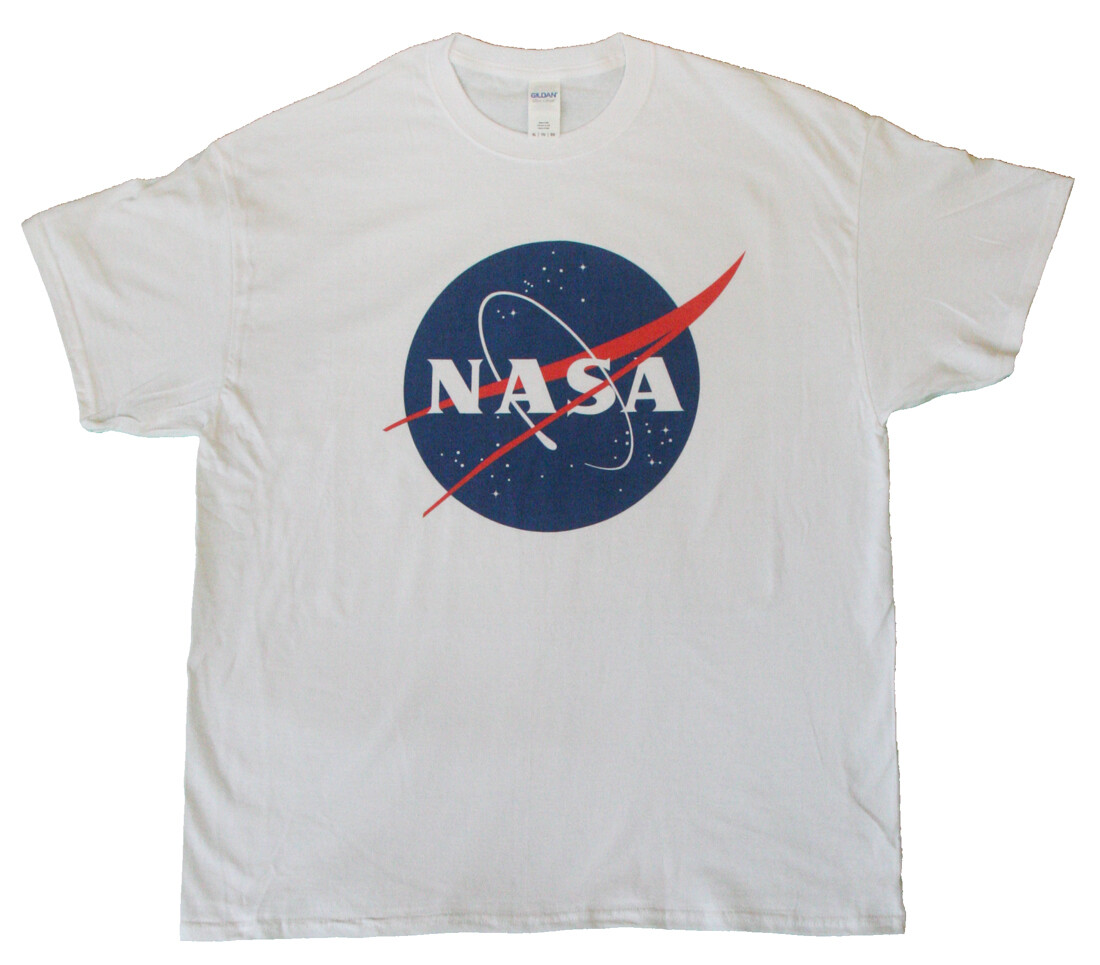 NASA Official Logo T-Shirt Color: White Sizes: Small - XXXXX-Large