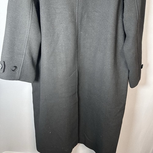 H&M Oversized Maxi Coat Size Large Womens Black - Picture 8 of 8