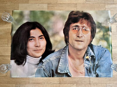 John Lennon Yoko Ono 1978 Beatles PACE 97/P3308 Giant Poster
