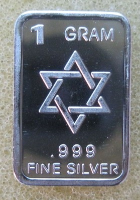 New 1 GRAM .999 FINE SOLID SILVER BULLION ART-BAR Mint: /" OWL /"
