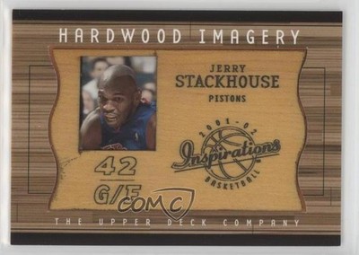 2001-02 Upper Deck Inspirations Hardwood Imagery Jerry Stackhouse #JS 0g27