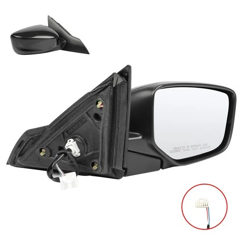 Power Mirror For 2013-17 Honda Accord Foldaway Black HO1321272 Right Side