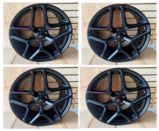 20 Wheels For Chevy Camaro Z28 20x9 30 20x10 35 5x120 Matte Black Set 4