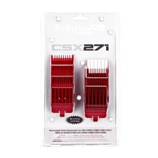 BaBylissPRO 8 Piece Red Hair Comb Set for 880 Models FX650 FX673 FX665 FX668