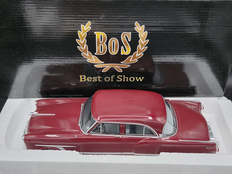 Best of Show 1953 Packard Cavalier Red 1:18 Resin Car LE 504 BOS308 BOS Models - Image 3 of 4