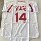 Pete Rose Autographed Original Cincinnati Reds Baseball Jersey JSA Certified