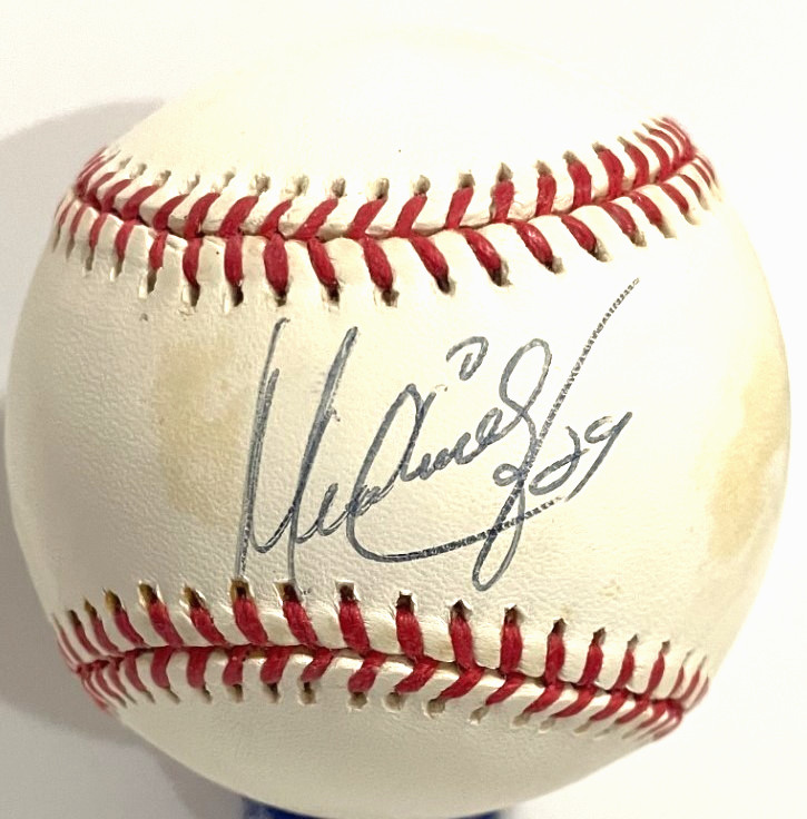 MANNY RAMIREZ SIGNED / AUTOGRAPHED OAL BASEBALL JSA  AUCTION LETTER / COA