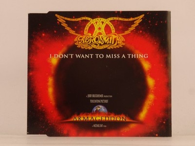 AEROSMITH I DONT WANT TO MISS A THING (G89) 3 Track CD Single including Picture 