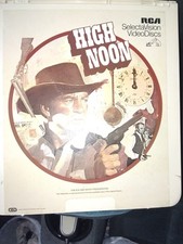 RCA SelectaVision CED VideoDisc High Noon 1981 B W Western 85 Min