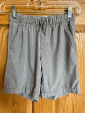 Old Navy Boys Athletic Shorts Gray M Quick Dry Elastic Waist Pockets Drawstring