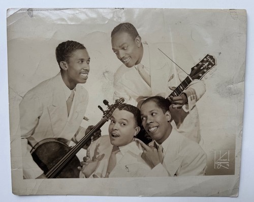 OLD VINTAGE ORIGINAL Ink Spots Jazz Music 8" x 10" PROMOTIONAL PHOTO Great Image