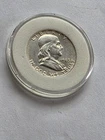 1963-D Franklin 50C Half Dollar Coin 90% Silver