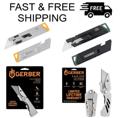 Gerber GearClips to Pocket or Keychain with Replaceable Blade with Bottle Opener