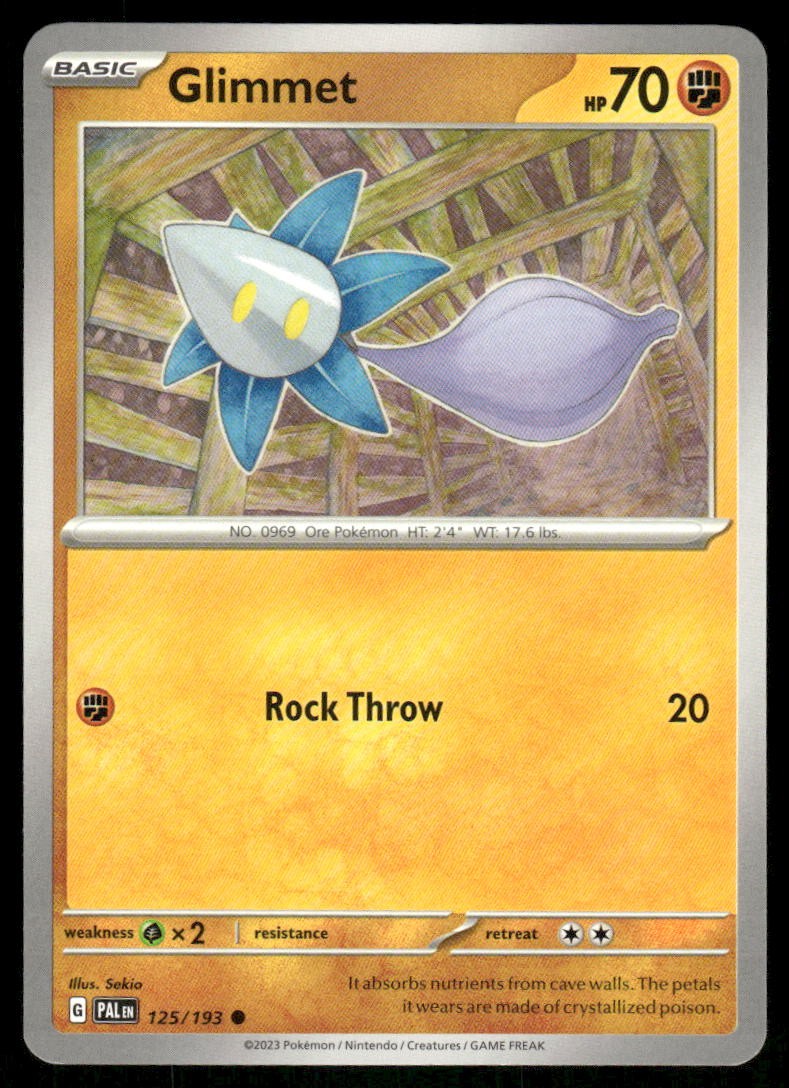 Glimmet 125/193 - Paldea Evolved - Common NM