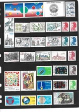lot de timbres de france neuf sans charnière