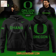 Oregon Duck X Ohana 2025 3D Printed Hoodie Gift For Christmas