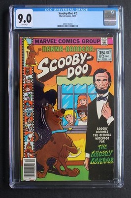 Scooby-Doo #2 Lincoln Rotten Randy Evanier Spiegle 1977 Marvel Dynomutt CGC 9.0