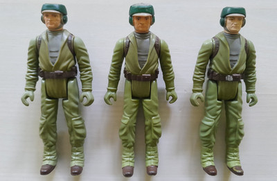 Star Wars Kenner Vintage Figur: 3 x  Rebel Commando, Endor