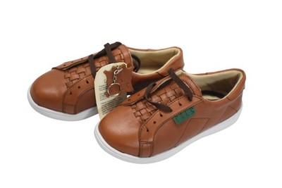 SOLS Shoes Womens Size 7 Brown Leather Huarache Lace Up Casual Sneakers