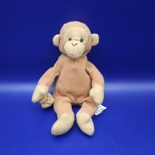 Ty Teenie Beanie Baby Bongo The Monkey McDonald  s Toy 1993 1st Gen w/out Tag