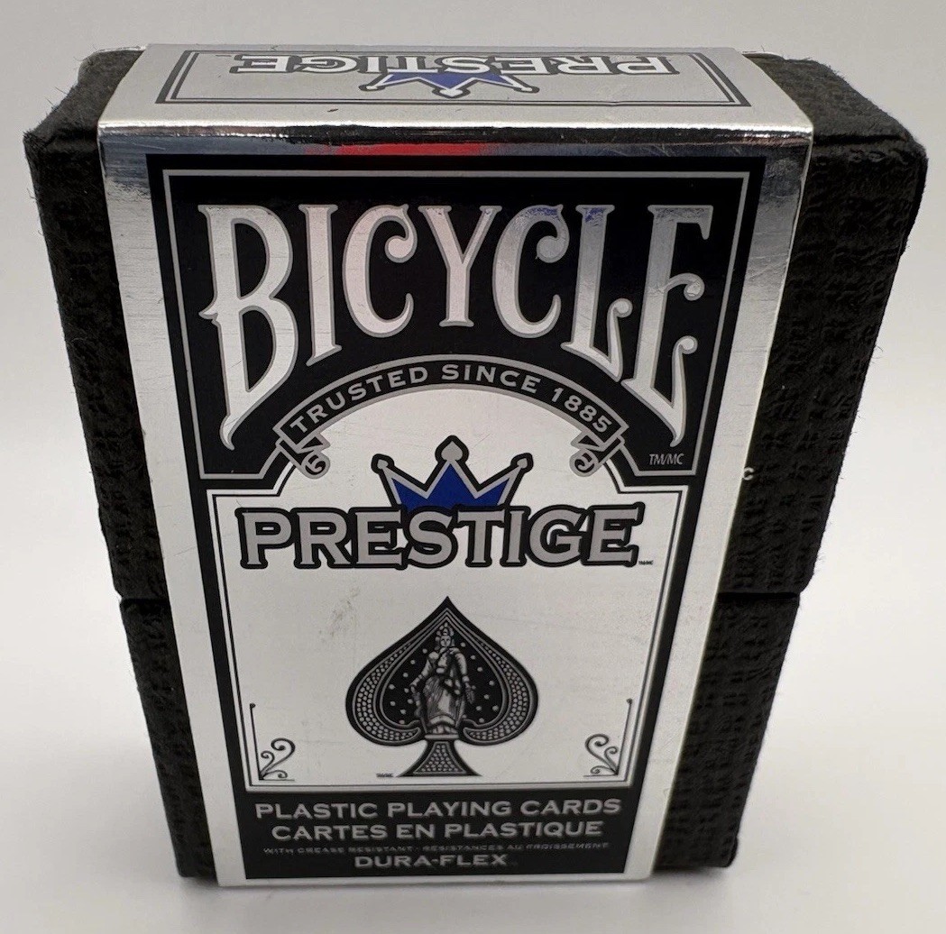Prestige Playing Cards Dura-flex Black Open