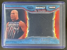 2013 TriStar Impact Wrestling Kurt Angle Shirt Relic #/199