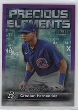 2023 Bowman Platinum Precious Elements Purple /250 Cristian Hernandez #PE-4 15w8