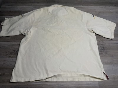 Vintage Polo Sport Ralph Lauren Mens Snap Button Polo Shirt 90s
