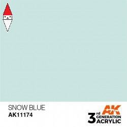 ACRILICO MODELLISMO AK INTERACTIVE SNOW BLUE 17ML
