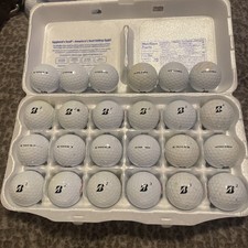 24 Bridgestone Tour B XS White Golf Balls 4A 5A  